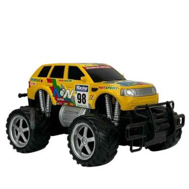 Carrinho Controle Remoto 4x4 Monster Truck Rc Bateria Recarregavel Rally  Brinquedo Menino