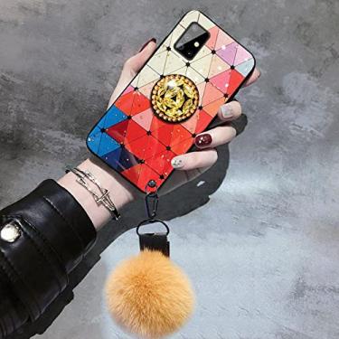 Imagem de Capa de diamante brilhante para Samsung Galaxy S22 S22Ultra S21 S20 S10 Plus Ultra FE A32 A13 A33 A53 A73 A52 A72 A12 A31 Capa Coque, Rainbow, Para S20 Ultra