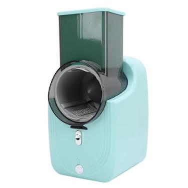 Imagem de Ralador de Queijo Elétrico, Abs Pp Inoxidável Stee Vegetal Frutas Triturador Máquina Salada Elétrica para Legumes Cenoura Uso da Cozinha Em Casa (GREEN)