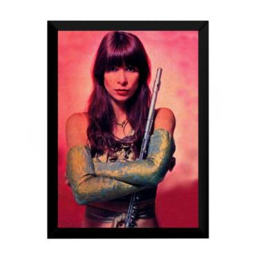Imagem de Quadro Decorativo Rita Lee Rock Nacional Poster Moldurado - Fanarte