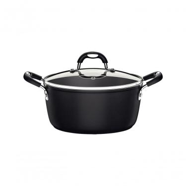 Imagem de Caçarola Mônaco Induction Preta 3,5L Antiaderente Tramontina