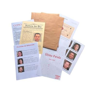 Imagem de Kit 2 Jogos Detetive Investigação Criminal Resolva Casos Criminais