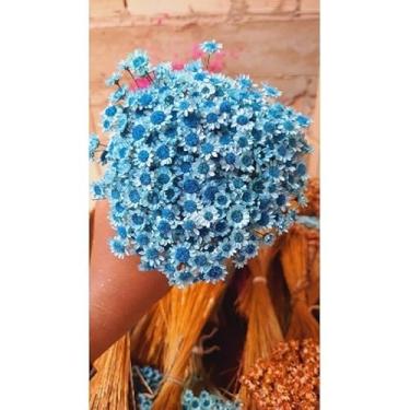 Imagem de Saia Tule 40cm Elástica | 6 Cores Vibrantes | Para Festas e Carnaval | Presente Feminino Encantador(Azul bebê,2 buquês (300 flores))