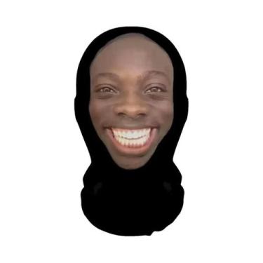 Imagem de Lenço De Cabeça Com Rosto Engraçado 3D Mr. Bean, Máscara Protetora Sol