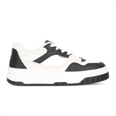 Imagem de Tênis Anacapri Emma Virginia Fonseca Branco e Preto - Feminino-Feminino