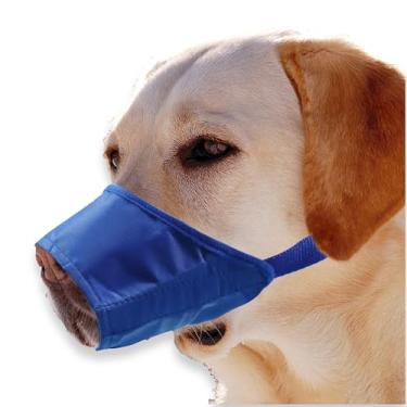 Imagem de ACFELT Focinheira para Cachorro, Focinheira de Nylon Macia para Cachorro para Evitar Mordidas, Latidos E Mastigações, Focinheira Ajustável Respirável E Potável para Cães Pequenos, Médios E Grandes, Fo
