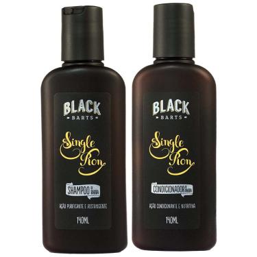 Imagem de Kit Barba Shampoo + Condicionador Single Ron 140mL Black Barts