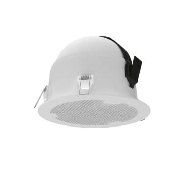 Imagem de Splin Suporte Stand De Teto de Embutir para Amazon Alexa Speaker Echo 4 Premium - Acabamento em Acrílico - Modelo Clássico - Circular (branco)