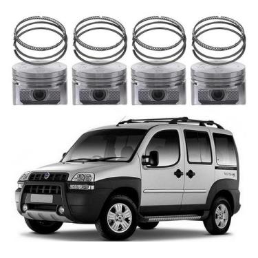 Imagem de Kit Pistao E Aneis 050 Doblo Adventure 1.8 Flex 2006 A 2010 - Metal Le