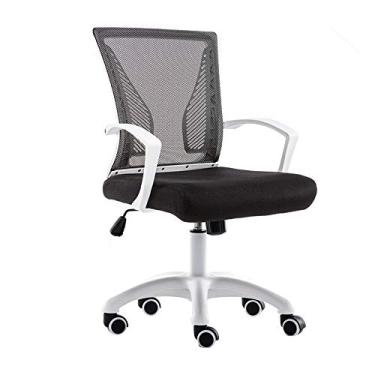 Imagem de Mesa de computador ergonomia de escritório de malha de elevação de assento de elevação executiva reclinável para escritório dormitório de estudante