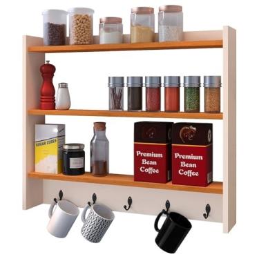 Imagem de Armário Aéreo Nicho Suspenso Organizador Para Cozinha - Cores(Armário Aéreo OFF)