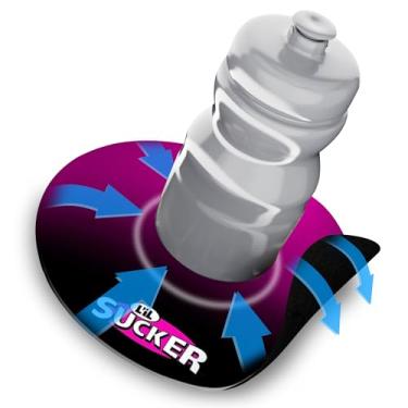 Imagem de L'il Sucker Anel de sucção rosa com ventosa para copos e porta-copos