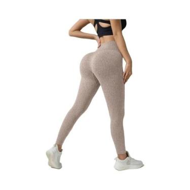 Imagem de Calças De Yoga Sem Costura Para Mulheres Com Controle De Barriga, Legg