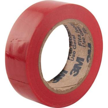 Imagem de Fita Isolante Vermelha 18 Mm X 10 M Imperial Cores 3m 750 V Hb00429809