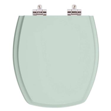 Imagem de Assento Sanitario Poliester com Amortecedor Thema Verde Agua para Vaso Incepa