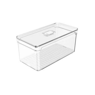 Imagem de Organizador De Geladeira Com Tampa Clear Fresh Ou 5L