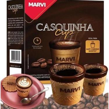 Imagem de Casquinha Cup de Baunilha c/ Chocolate 6 Copinhos 50ml - Marvi