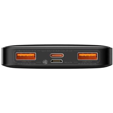 Imagem de Carregador Portatil Baseus Bipow LCD 20 W 10.000 Mah 2 X USB-A + USB-C