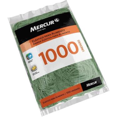 Imagem de Elástico para Alimento Verde 1000 Unidades - Mercur