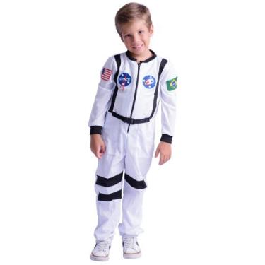 Imagem de Fantasia macacão  longo astronauta branco muvilê  - Muvile, 8