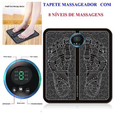 Imagem de Eletroestimulador Muscular Para Pés Sem Fio Ems Tapete Magnético Digit