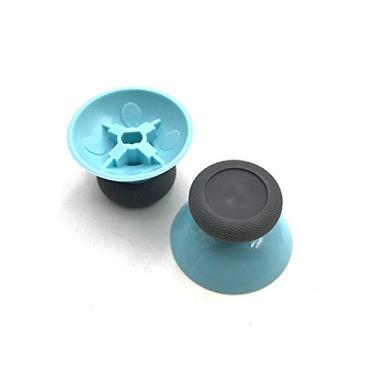 Imagem de 2 peças de boné analógico 3D Joystick para Xbox One Slim Xbox One Xbox One Controle Elite, Light blue+Gray