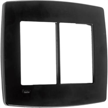 Imagem de Espelho Placa Radial Modular Preto 4X4 6Mod 1704002