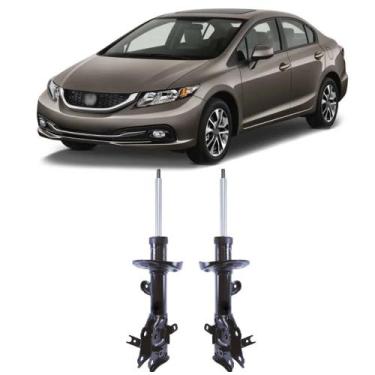 Imagem de Amortecedor Honda Civic Dianteiro 2012 Até 2016 O Par - Triauto