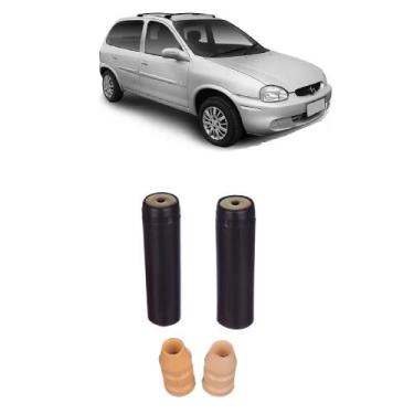 Imagem de Par de Batente Corsa Hatch Traseiro (1994 Até 2002 ) Wind 1.0/1.6 - Sp