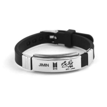 Imagem de Pulseira de Silicone Ajustável Wokex BTS Jimin