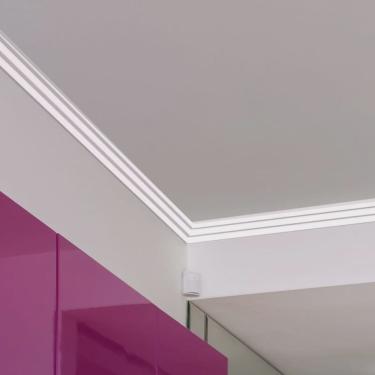 Imagem de Kit com 5 Barras Roda Teto Perfil de Poliestireno T30 Homestar 10m