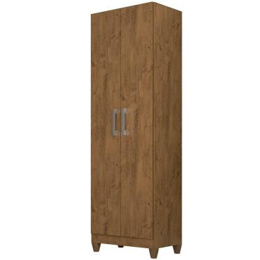 Imagem de Armário Organizador Íris 2 Portas Castanho Wood Moval