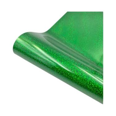 Imagem de Vinil Termotransferível Holográfico Brilhante 19x39 Polegadas HTV Para