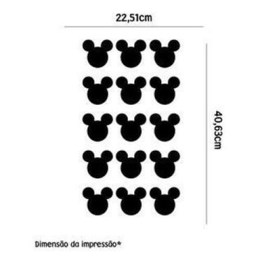 Imagem de Cartela De Adesivo Mickey - Lojinha Da Luc Adesivos