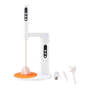 Imagem de Esquirla Misturador elétrico de resina para minimizar bolhas, leve, portátil, agitador elétrico, misturador epóxi para tinta líquida, resina de silicone, com Suporte