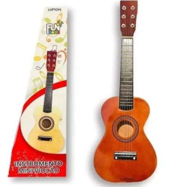 Imagem de Mini Violão Infantil Madeira Envernizada Em Estoque - Atena