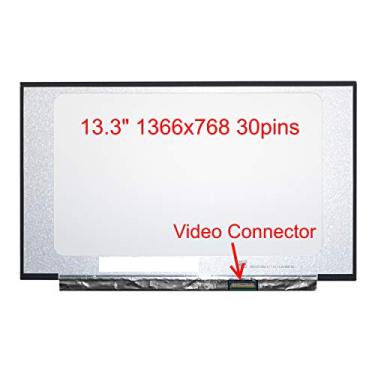 Imagem de FULLCOM Nova tela de 13,3 polegadas compatível com N133BGA-EB2 Narrow Edge 1366X768 30 pinos Laptop LED LCD telas de substituição