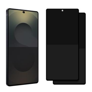 Imagem de XINDERS Projetado para Samsung Galaxy S24 Ultra 6,8 polegadas fosco e brilhante protetor de tela de vidro temperado vidro temperado, fácil instalação, pacote com 2