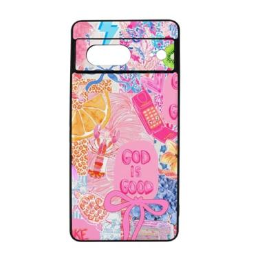 Imagem de qizjio Capa de telefone cristã preppy à prova de choque colagem Jesus capa de telefone para Google Pixel 7
