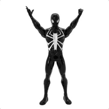 Imagem de Boneco Marvel Homem Aranha Traje Preto AllSeasons 1magnus, Preto, Bran
