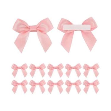 Imagem de Laço Artesanal Com Adesivo Para Caixa De Presente De Natal, Decoração 