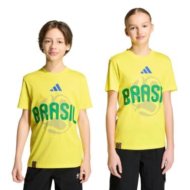 Imagem de Camiseta Adidas Copa Do Mundo Da Fifa 2026 Brasil Infantil-Unissex