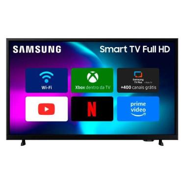 Imagem de Smart TV LED 43" Full HD Samsung Tizen F6000 Preta Bivolt, 43"