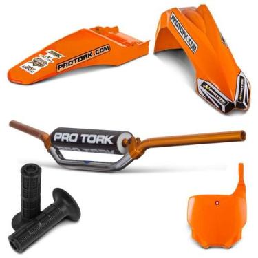 Imagem de Kit Motocross Trilha Off Road Peças Moto Mx2 Pro Tork, LARANJA, Único