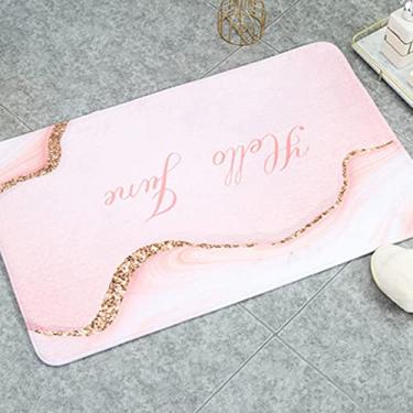 Imagem de Tapetes de porta para decoração de interiores Tapetes de cozinha antiderrapantes Tapetes de banheiro Absorvente de água Tapete de banheiro absorvente de água Tapete antiderrapante 50,8 x 81,2 cm