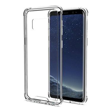 Imagem de CAPA CELULAR SAMSUNG GALAXY S8 BORDA ANTI IMPACTO TPU TRANSPARENTE