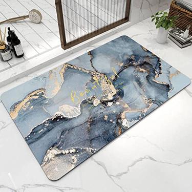 Imagem de SHENGANG Tapete de Banho Absorvente Tapete de Banho de Secagem Rápida Tapete de Entrada Antiderrapante Tapete de Piso Tapete Higiênico Carpete, 2,30x50cm