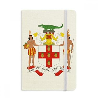 Imagem de Jamaica — Caderno com emblema nacional da América do Norte com capa dura em tecido