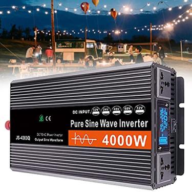 Imagem de 4000w 5000w 6000w Inversor Onda Senoidal Pura 12v/24v/48v/60v Para 220v Conversor Carro Inversor Energia, Amplamente Utilizado Em Home Theaters, Ferramentas Elétricas,4000W-48Vto220V