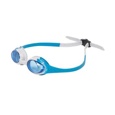 Imagem de ARENA Óculos de natação unissex Spider Kids para meninos e meninas de 2 a 5 anos, lentes antirembaçamento, sem espelho, fácil de usar, sem vazamento, azul/cinza/azul